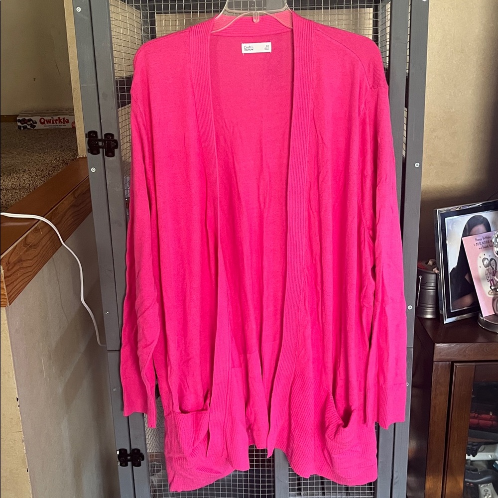 Croft & Barrow Fuchsia Cardigan